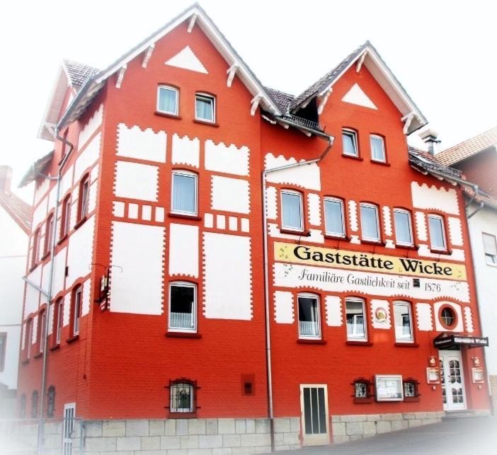 Gaststaette Wicke Hotel Baunatal Bagian luar foto